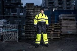 ProJob 6202 Arbeits Warnschutz GEFÜTTETER OVERALL - EN ISO 20471 KLASSE 3 / EN 343 Wasserdicht, Winddicht, Reguläre Größe, Gelb/marine -Arbeitsschutzkleidung Geschäft 025C5AD3 EE5B 54B8 60CA 882163B439E4