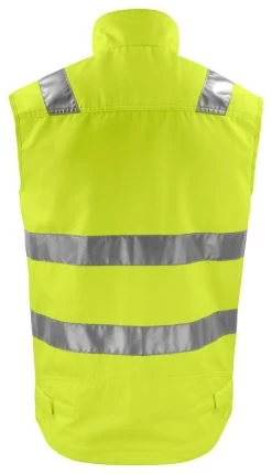 ProJob 6711 Arbeits Warnschutz WESTE EN ISO 20471 KLASSE 2, Gelb/schwarz -Arbeitsschutzkleidung Geschäft 03305339 ACD7 B36A D858 CD1637F0B42D