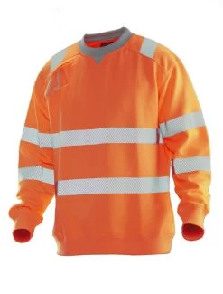 Jobman 5123 Warnschutz Functions Sweatshirt, Orange