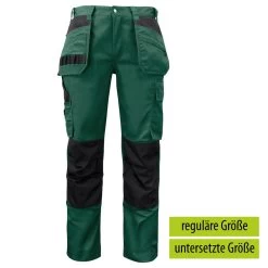 ProJob 5531 ARBEITSHOSE, Reguläre Größe, Grün