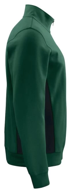 ProJob 2128 ARBEITS SWEATSHIRT MIT HALF ZIP, Grün -Arbeitsschutzkleidung Geschäft 0774D050 55B7 66D4 2C0A CC9982158B54