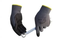 Active Gear Active GRIP G3240 Arbeitshandschuhe Aus Polyester Mit Beschichtung Aus Nitril Und Sandnitril (120 Paare In Karton), Schwarz-Grau -Arbeitsschutzkleidung Geschäft 0820A3BD B883 B9AE A119 81E587858567