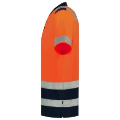 Tricorp 203007 Arbeits Warnschutz Poloshirt Bicolor Atmungsaktiv, Orange-Ink -Arbeitsschutzkleidung Geschäft 0E654B76 2285 5373 D70E BD00F3FF1BBD