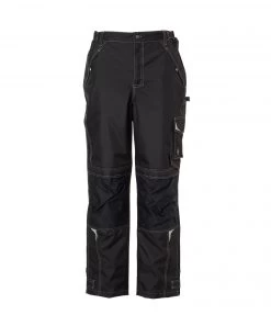 ELKA 122401 - WORKING XTREME RIPSTOP ARBEITS BUNDHOSE - WASSERDICHT, ATMUNGSAKTIV, Reguläre Größe, Schwarz