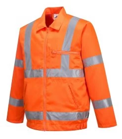 Portwest RT40 - Warnschutz-Shell-Jacke Aus Polyester/Baumwolle, Reflektierend, Orange -Arbeitsschutzkleidung Geschäft 15B2184E 60FF 92F3 0783 30EB59BEAF7D