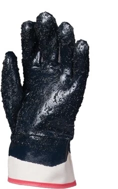 Showa 7166R Arbeitshandschuhe Für Intensive Arbeit Mit Nitril Beschichtung (12 Paare In Paket), Marine 5 Showa 7166R Arbeitshandschuhe Für Intensive Arbeit Mit Nitril Beschichtung (12 Paare In Paket), Marine – Bild 3