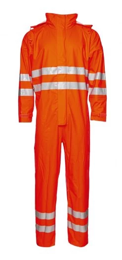 ELKA 028003R - DRY ZONE VISIBLE WASSERDICHTER WARNSCHUTZANZUG, Reguläre Größe, Orange