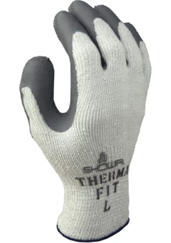 SHOWA 451 Kältebeständige Schutzhandschuhe Mit Schutz Gegen Kontakthitze (10 Paare In Paket), Grau