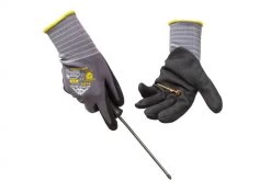 Active Gear Präzisionsarbeit Handschuhe Active FLEX F3130 Mit Beschichtung Aus Nitril-Mikroschaum, Abriebfest (120 Paare In Karton), Schwarz-Grau -Arbeitsschutzkleidung Geschäft 1D78053E 4961 C77C 4AF4 D6D838283334