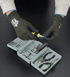 Showa S-TEX 581 Schnittschutzhandschuhe Mit Nitrilbeschichtung, Hitzebeständig (10 Paare In Paket), Grau-schwarz 10 Showa S-TEX 581 Schnittschutzhandschuhe Mit Nitrilbeschichtung, Hitzebeständig (10 Paare In Paket), Grau-schwarz -Arbeitsschutzkleidung Geschäft 1D8E54AC 7C6F 5BFF F5E6 E6829FB7F747