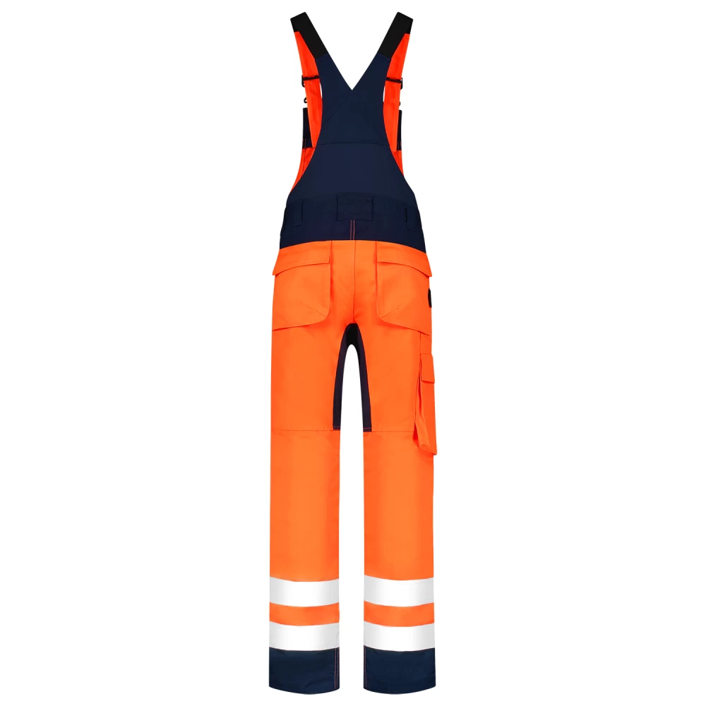 Tricorp 753005 Arbeits Warnschutz Latzhose Bicolor, Reguläre Größe, Orange-Ink 7 Tricorp 753005 Arbeits Warnschutz Latzhose Bicolor, Reguläre Größe, Orange-Ink – Bild 5