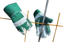 Active Gear Active STRONG S6140 Arbeitshandschuhe Aus Kalbsleder Mit Futter Aus Baumwolle (60 Paare In Karton), Weiß-Grün -Arbeitsschutzkleidung Geschäft 230B48AF 0AE2 660E 45B3 57CE9A879AD3