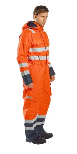 Portwest S775 - MultiNorm-Warnschutz-Overall - Flammhemmend, Reflektierend, Elektrostatisch, Wasserdicht, Atmungsaktiv, Reguläre Größe, Orange-Marine 7 Portwest S775 - MultiNorm-Warnschutz-Overall - Flammhemmend, Reflektierend, Elektrostatisch, Wasserdicht, Atmungsaktiv, Reguläre Größe, Orange-Marine -Arbeitsschutzkleidung Geschäft 2350263F 62B0 26A8 2A37 18E711A93057