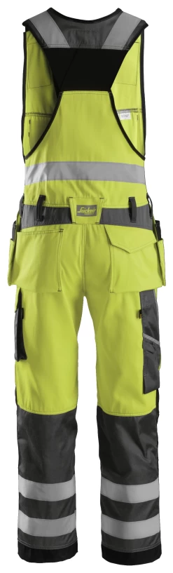 Snickers 0213 High-Vis Kombi-Arbeitshose M. Holstertaschen, Klasse 2, Reguläre Größe, Gelb-Grau -Arbeitsschutzkleidung Geschäft 23A04585 1D4F 68DD 86CB F9650F446A4E