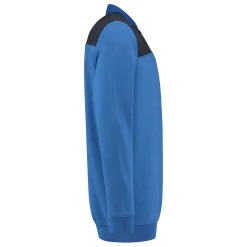 Tricorp 302004 Arbeits Sweatshirt Polokragen Bicolor Quernaht, Royalblau-Marine -Arbeitsschutzkleidung Geschäft 26747EAE 7F61 2620 9627 64F54ACF876D