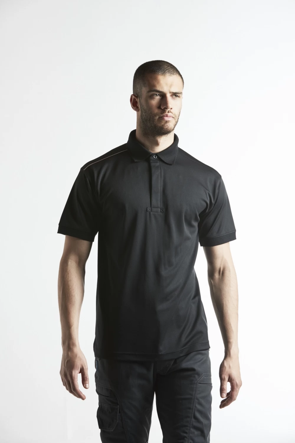 Portwest T820 - KX3 Arbeits Polo-Shirt Mit Reflektierenden Applikationen Und Knopfleiste, Schwarz 5 Portwest T820 - KX3 Arbeits Polo-Shirt Mit Reflektierenden Applikationen Und Knopfleiste, Schwarz – Bild 3