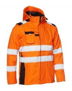 ELKA 116514R - VISIBLE XTREME ATMUNGSAKTIVE WARNSCHUTZ-SHELL-JACKE, Orange