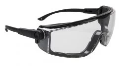 Portwest PS03 - Focus Sicherheitsbrille Mit UV-Schutz, Schlag- Und Kratzfest (12 Stücke In Paket), Klar