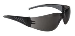 Portwest PR32 - Wrap Around Pro Sicherheitsbrille Mit Kratzfeste Beschichtung (12 Stücke In Paket), Rauch