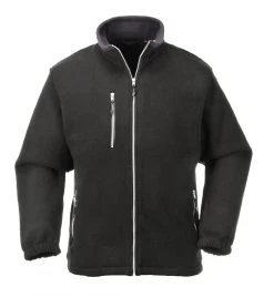 Portwest F401 Arbeits Softshelljacke Mit Anti Pilling Fleece, Wasserabweisend, Schwarz