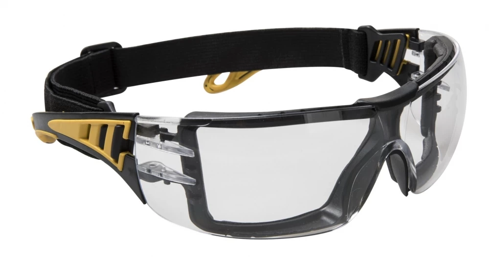 Portwest PS09 - Impervious Tech Schutzbrille Mit Schutz Gegen UV-Strahlen, Stoßfest, Metallfrei (12 Stücke In Paket), Klar 3 Portwest PS09 - Impervious Tech Schutzbrille Mit Schutz Gegen UV-Strahlen, Stoßfest, Metallfrei (12 Stücke In Paket), Klar