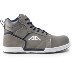 Active Gear A-URBAN High Grey Sicherheitshochschuhe S3 SRC (10 Paare In Karton), Grau-Weiß
