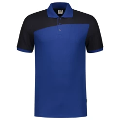 Tricorp 202006 Arbeits Poloshirt Bicolor Mit Quernaht, Royalblau-Marine