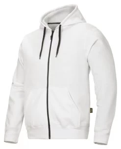 Snickers 2801 Hoodie Mit Reißverschluss, Weiß