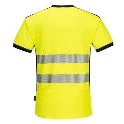 Portwest PW310 - PW3 Warnschutz T-Shirt Mit V-Ausschnitt, Gelb-Schwarz -Arbeitsschutzkleidung Geschäft 374D8FD4 C3F0 3295 151B F6A3AF62E5FC
