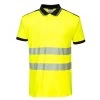Portwest T180 - PW3 Warnschutz Polo-Shirt Mit Reflexstreifen, Atmungsaktiv, Gelb-Schwarz -Arbeitsschutzkleidung Geschäft 3993BA01 8575 403C 75B2 76999D5241AD