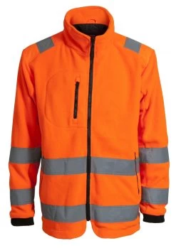 ELKA 150014R - VISIBLE XTREME GEFÜTERTES WARNSCHUTZ-SWEATSHIRT, ZIPP-IN, Orange