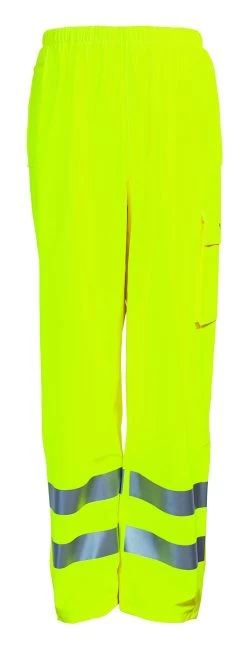 ELKA 022401R - DRY ZONE VISIBLE WARNSCHUTZ-BUNDHOSE - WASSERDICHT, Reguläre Größe, Gelb