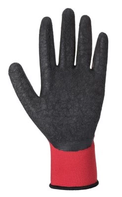Portwest A174 - Flex Grip Schutzhandschuhe Aus Polyester Mit Beschichtung Aus Latex (12 Paare In Paket), Rot -Arbeitsschutzkleidung Geschäft 3C7E1D4E B994 3C00 8633 F06D915EFFC1
