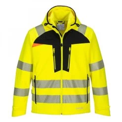 Portwest DX475 - DX4 Warnschutz-Softshelljacke, Gelb