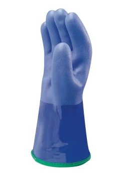 SHOWA 490 Chemikalienbeständige Sicherheitshandschuhe Mit Kälteschutz (10 Paare In Paket), Blau -Arbeitsschutzkleidung Geschäft 4289261E A8B2 7FEB 0A86 324BD6B17CB0