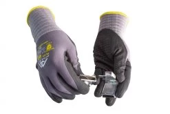 Active Gear Präzisionsarbeit Handschuhe Active FLEX F3140 Mit Beschichtung Aus Nitril-Mikroschaum (120 Paare In Karton), Schwarz-Grau -Arbeitsschutzkleidung Geschäft 431A7E1B 11C8 0DBF 3ACB 84867498A5F9