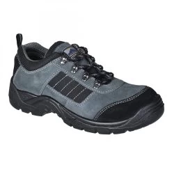 Portwest FW64 - Steelite Trekker Sicherheitshalbschuhe S1P SRC Aus Velours, Schwarz