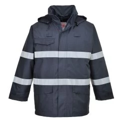 Portwest S770 Multinorm-Parka Jacke - Wasserdicht, Antistatisch, Atmungsaktiv, Flammhemmend, Marine