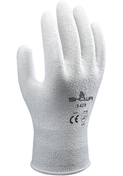Showa 542X Schnittschutzhandschuhe Ohne Beschichtung (10 Paare In Paket), Weiß