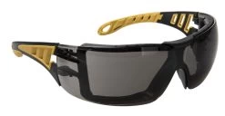 Portwest PS09 - Undurchlässige Tech-Brille - Sicherheitsbrille Mit UV-Schutz (12 Stücke In Paket), Rauch