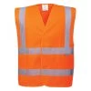 Portwest C470 - Warnschutz-Weste Aus Polyester Mit Reflexstreifen Und Klettverschluss (10 Stücke In Paket), Orange -Arbeitsschutzkleidung Geschäft 4893E53E 8D23 4224 0A18 E2F1179E8D71