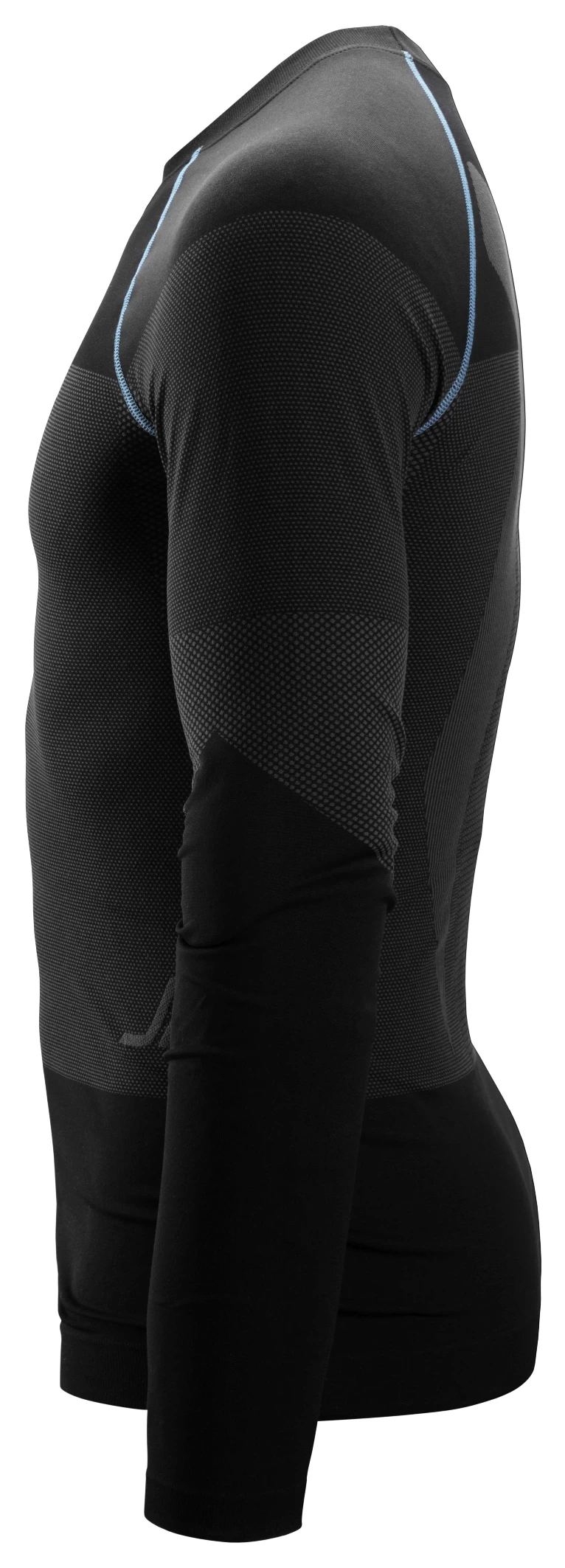 Snickers 9418 Nahtloses 37.5®-Langarmhemd, Schwarz-Grau 5 Snickers 9418 Nahtloses 37.5®-Langarmhemd, Schwarz-Grau – Bild 3