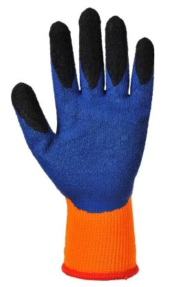 Portwest A185 - Duo-Therm Schutzhandschuhe Mit Beschichtung Aus Latex, Kältebeständig (12 Paare In Paket), Orange-Blau -Arbeitsschutzkleidung Geschäft 4D26957D D604 FF2C 53D1 7FDC4CB96627