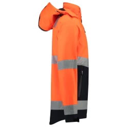 Tricorp 403007 Arbeits Warnschutz Softshelljacke EN ISO 20471 Bicolor, Winddicht, Atmungsactiv, Wasserabweisend, Orange-Marine -Arbeitsschutzkleidung Geschäft 4D3F50C7 9F71 B9C6 F330 BD470333377E