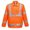 Portwest RT40 - Warnschutz-Shell-Jacke Aus Polyester/Baumwolle, Reflektierend, Orange -Arbeitsschutzkleidung Geschäft 50DF6DEE C089 035C F198 525E543F97C0