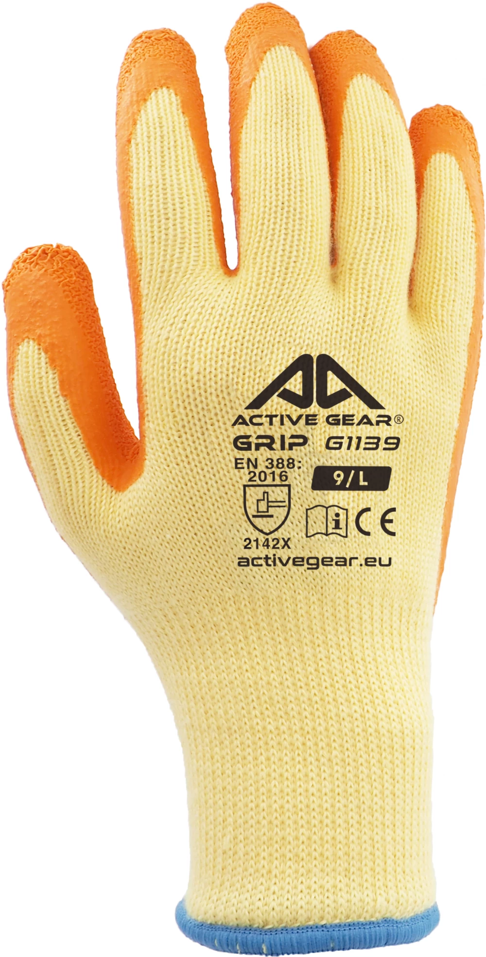 Active Gear Active GRIP G1140 Arbeitshandschuhe Aus Polyester Mit Beschichtung Aus Krepplatex (120 Paare In Karton), Orange 4 Active Gear Active GRIP G1140 Arbeitshandschuhe Aus Polyester Mit Beschichtung Aus Krepplatex (120 Paare In Karton), Orange – Bild 2