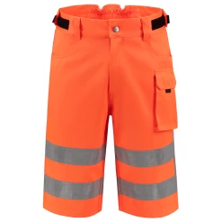 Tricorp 503006 Warnschutz Kurz Arbeitshose RWS - EN ISO 20471, Reguläre Größe, Orange