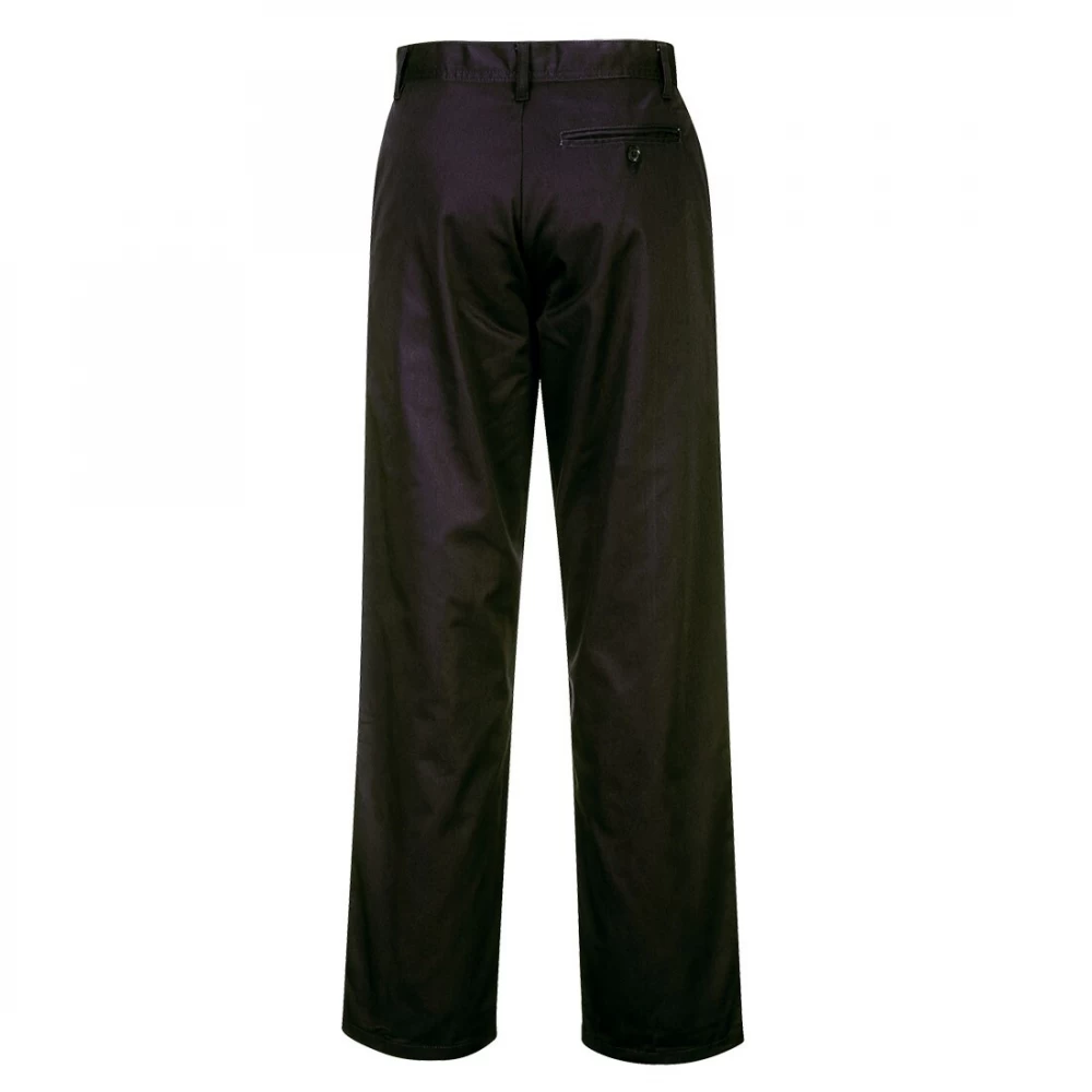 Portwest 2885 - Arbeits Bundhose Preston Aus Polyester/Baumwolle Mit Bundfalte, Reguläre Größe, Schwarz 4 Portwest 2885 - Arbeits Bundhose Preston Aus Polyester/Baumwolle Mit Bundfalte, Reguläre Größe, Schwarz – Bild 2