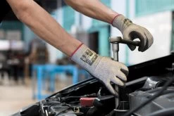 Showa Duracoil 386 Schnittschutzhandschuhe Mit Nitrilbeschichtung, Schnittschutz C, Atmungsaktiv (10 Paare In Paket), Grau -Arbeitsschutzkleidung Geschäft 5AB896D7 F0EB 325D 80F8 5666A3613DE5