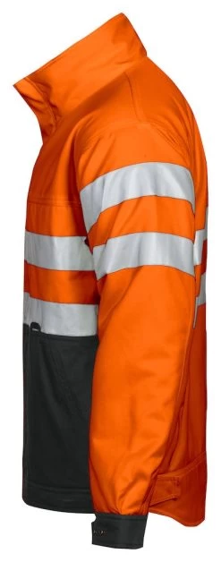 ProJob 6407 ARBEITS WARNSCHUTZ GEFÜTTERTE JACKE EN ISO 20471 KLASSE 3, Orange/Schwarz -Arbeitsschutzkleidung Geschäft 5D7345EB D0BD C403 2E3F 015257A7A544